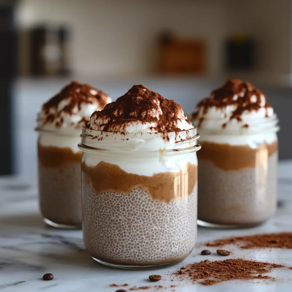 Tiramisu Chia Pudding