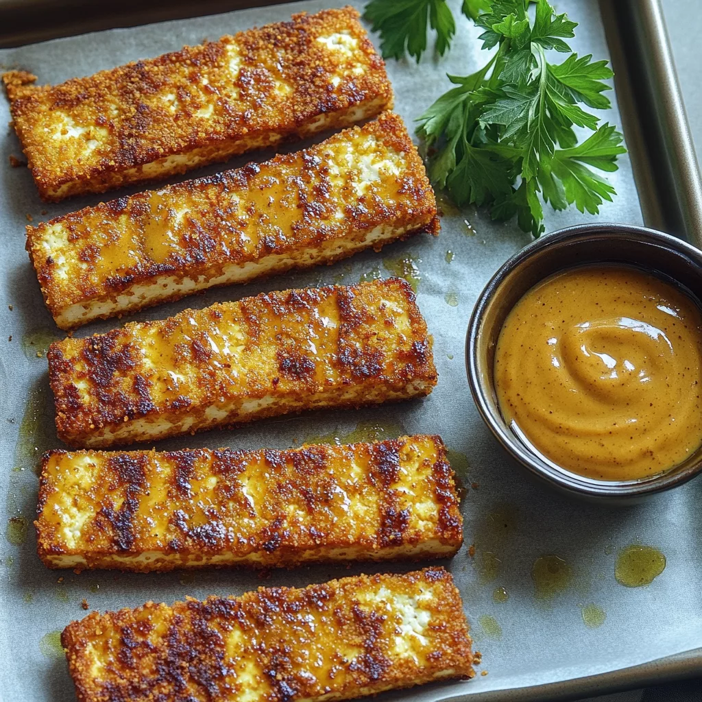 Baked Honey Mustard Tofu Tenders