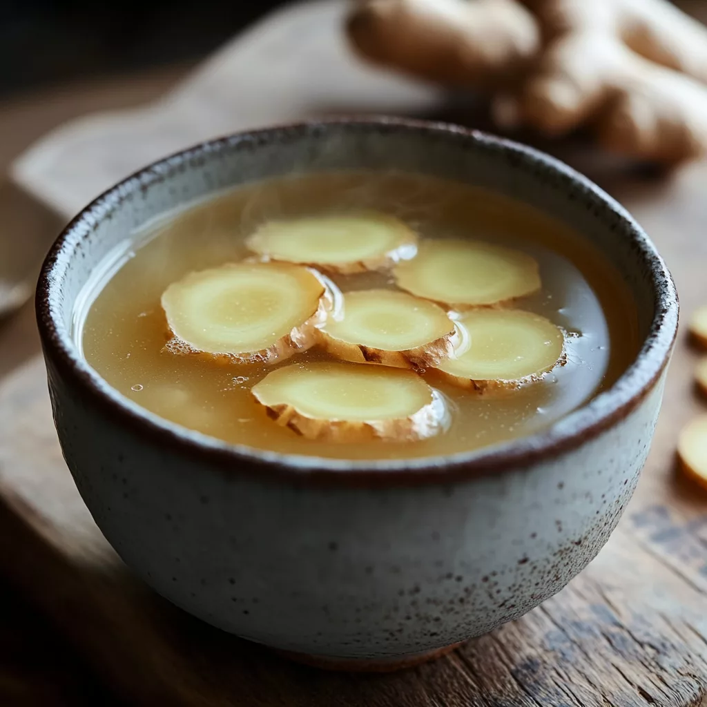 Healing Miso Ginger Lemon Detox Broth