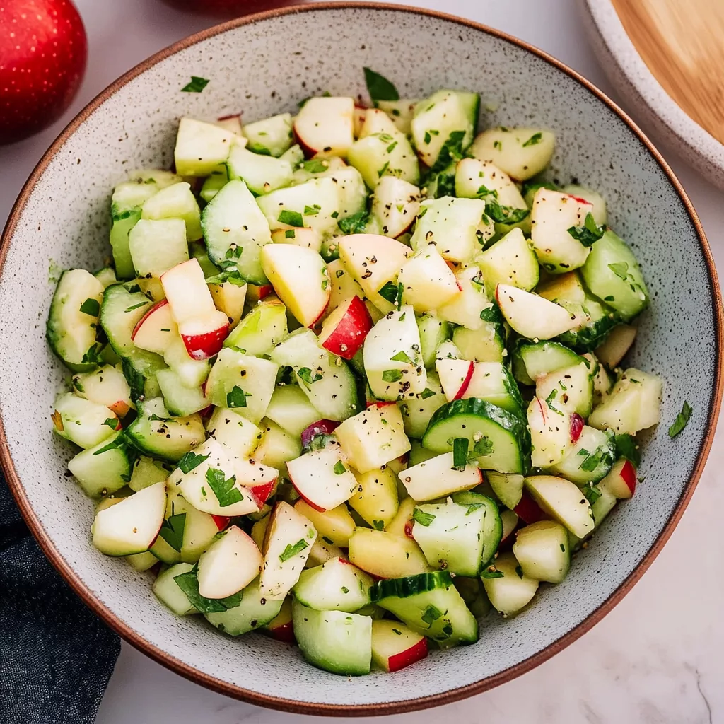 Cucumber Apple Salad