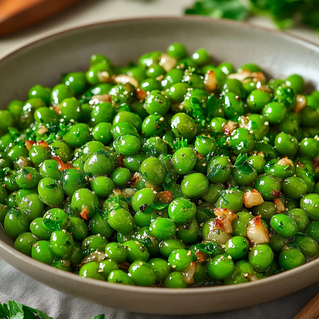 Sautéed Green Peas