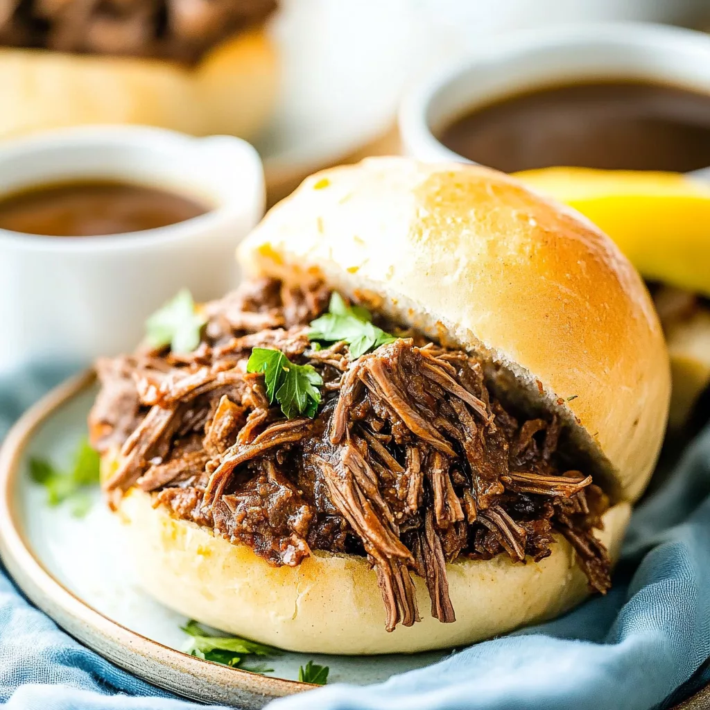 Slow Cooker Italian Beef