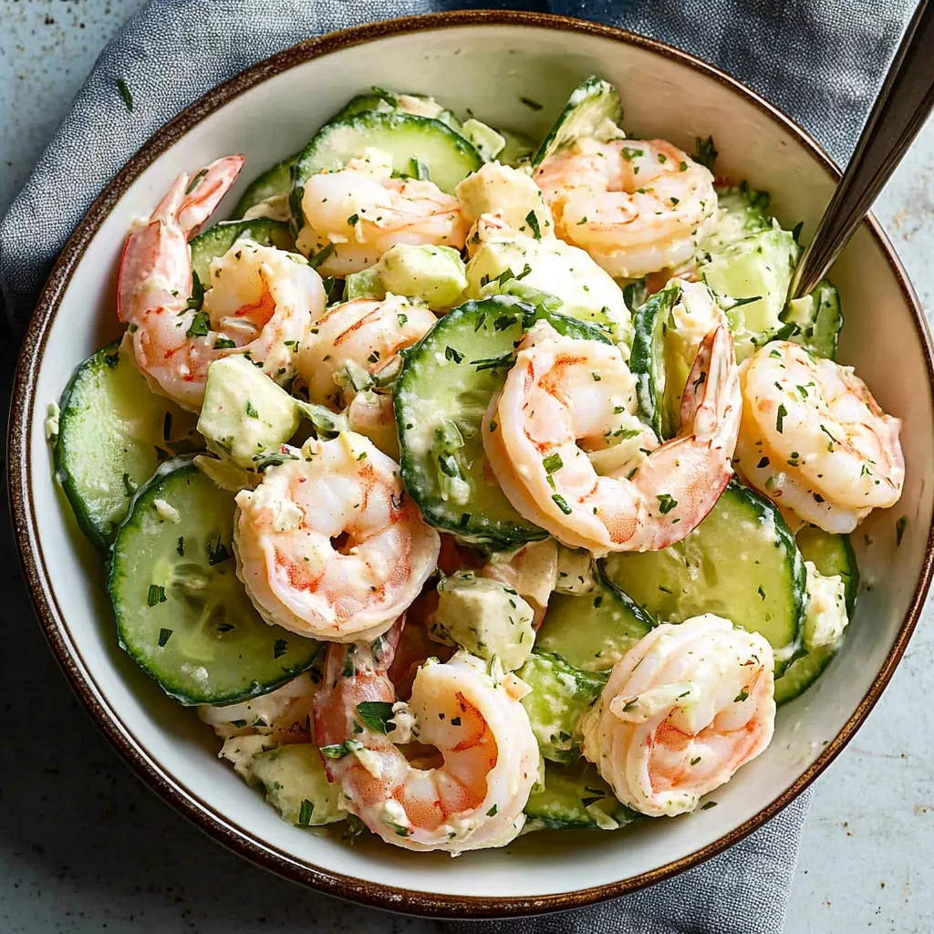 Cucumber Shrimp Salad