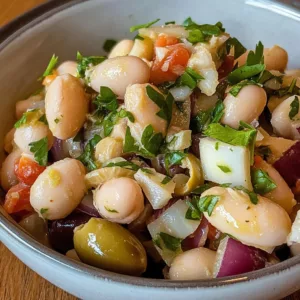 Mediterranean Bean Salad