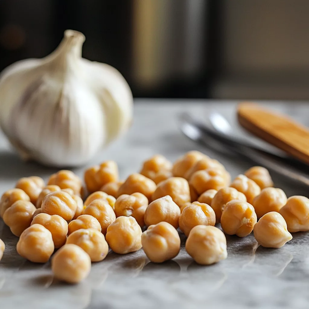 vegan sticky sesame chickpeas