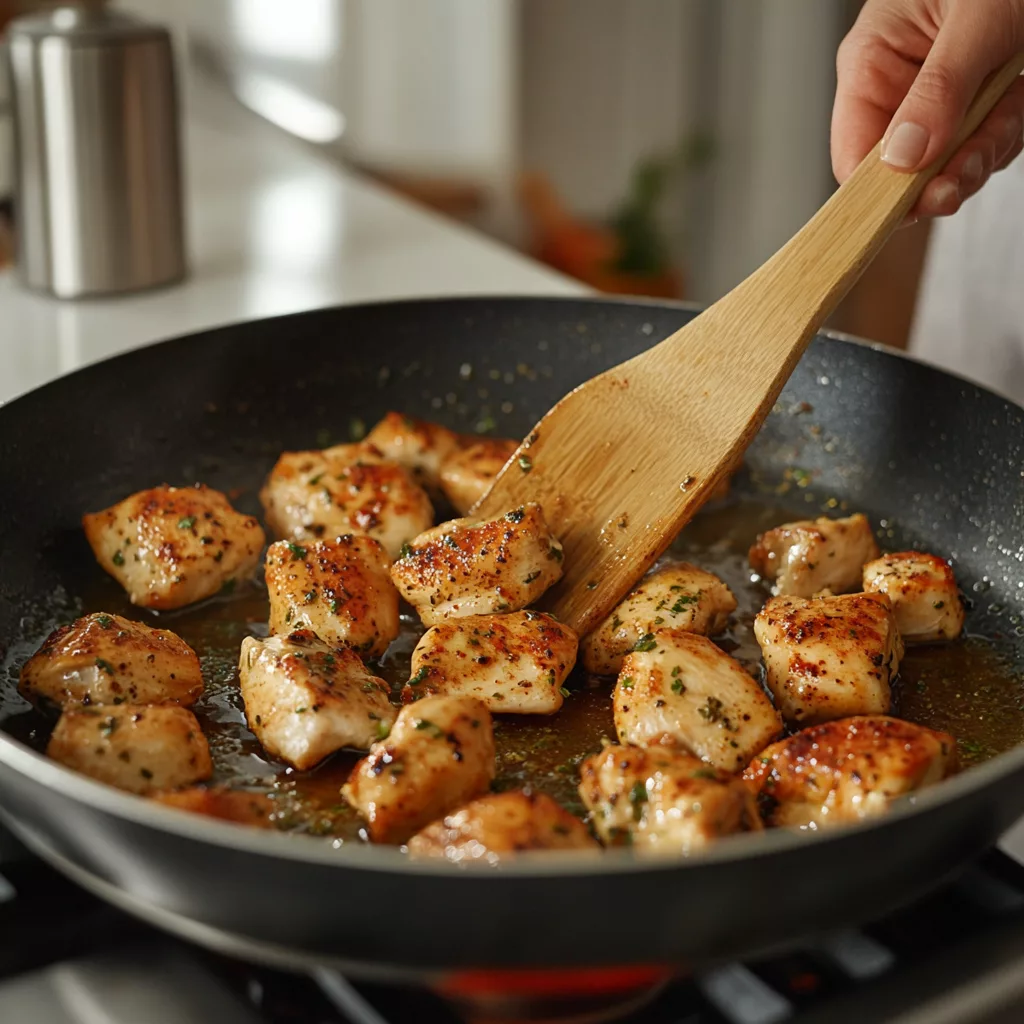 Healthy Garlic Parmesan Chicken Pasta