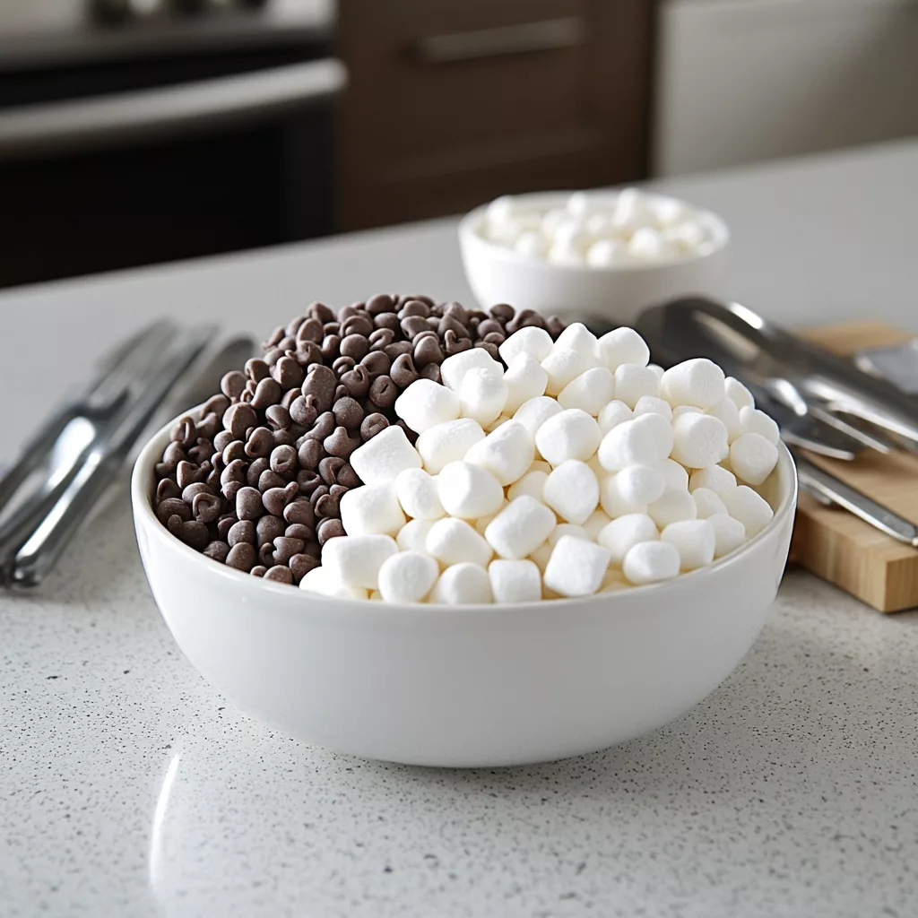 Hot Cocoa Poke Cake