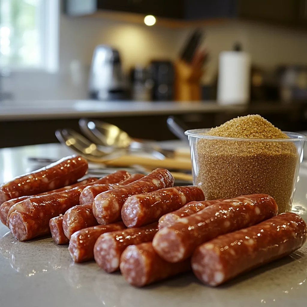 Pineapple Brown Sugar Lil Smokies Bites