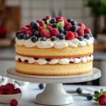 Berries and Cream Cake