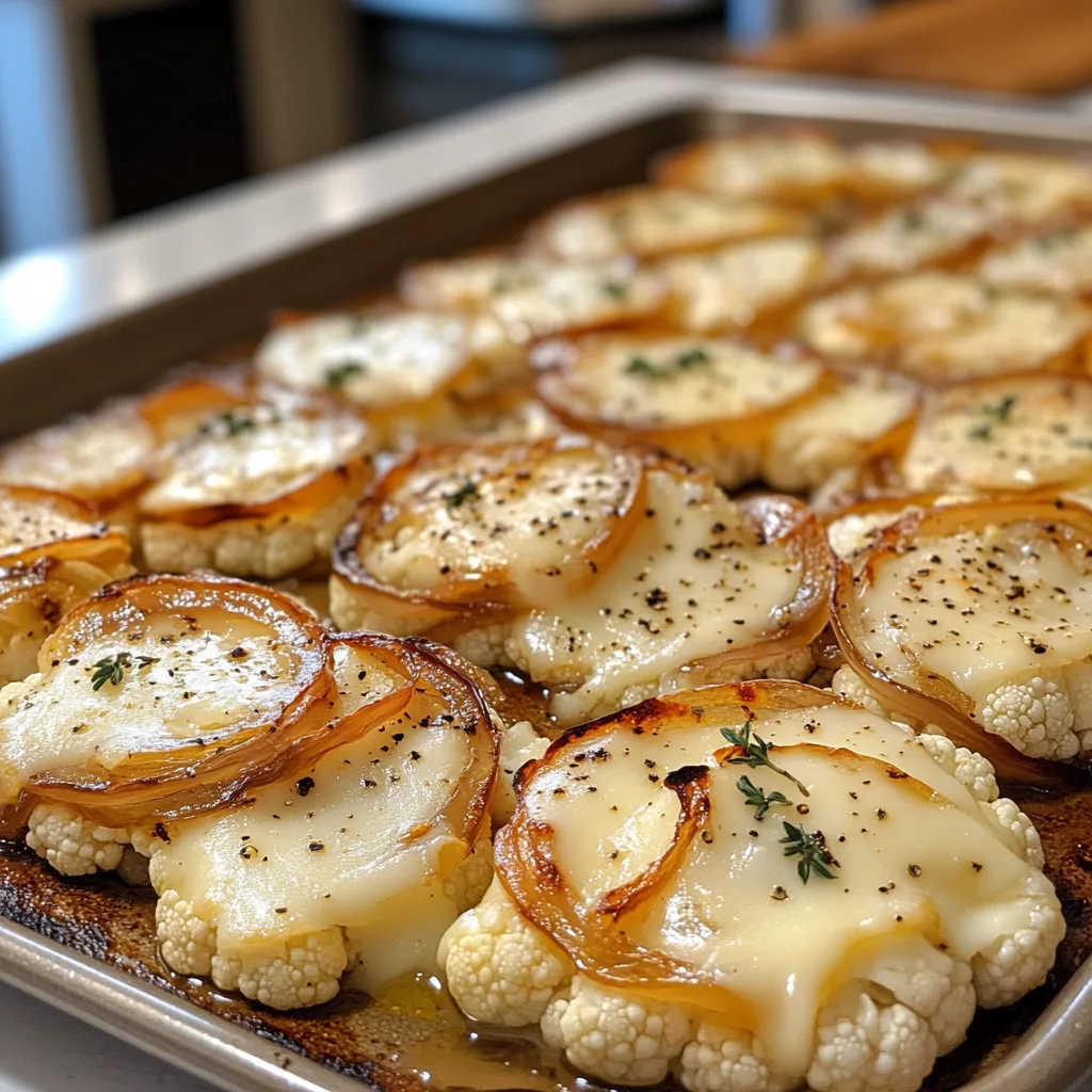 French onion cauliflower
