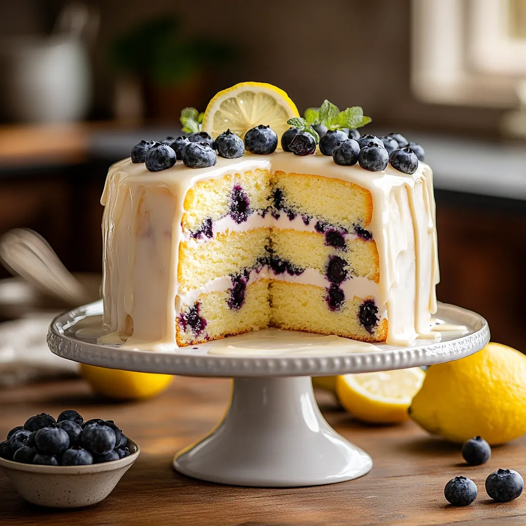Lemon Blueberry Cake