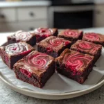 raspberry swirl brownies