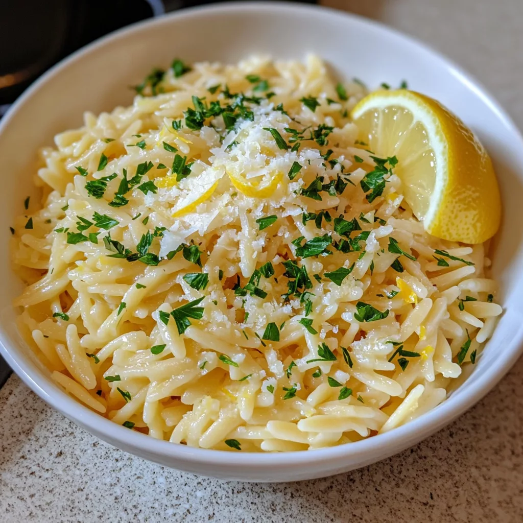 Parmesan Lemon Orzo