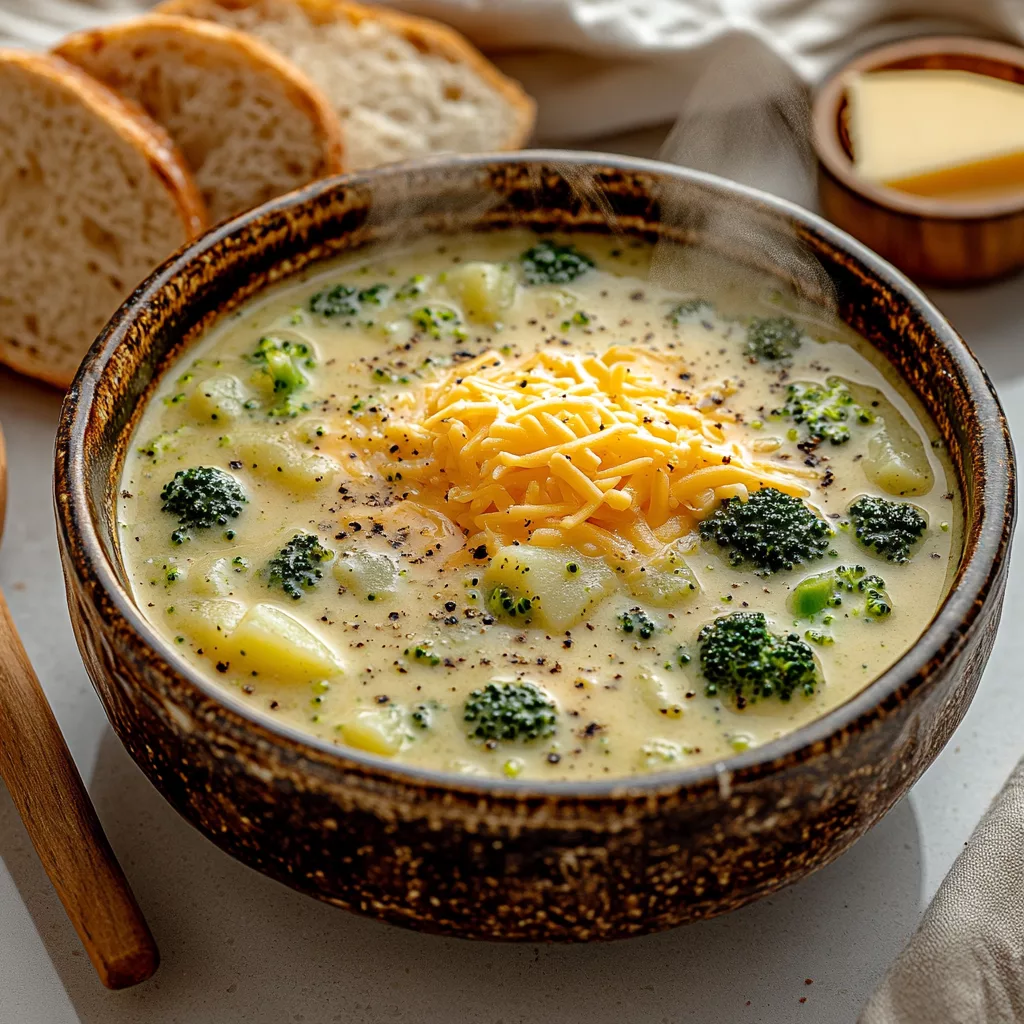 Broccoli Potato Cheese Soup