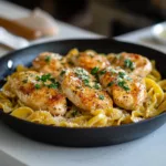 One Pan Chicken with Buttered Noodles