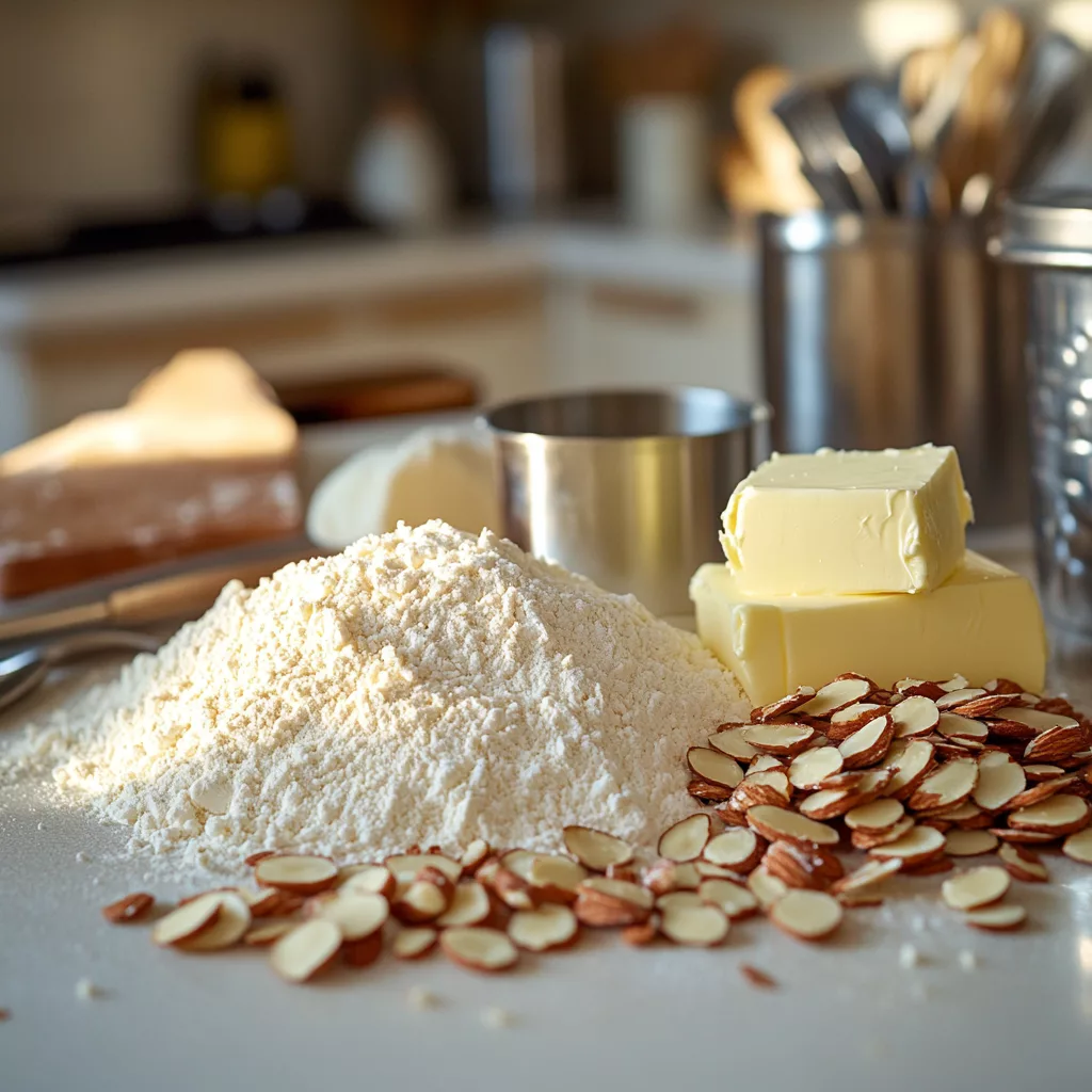 almond croissant blondies