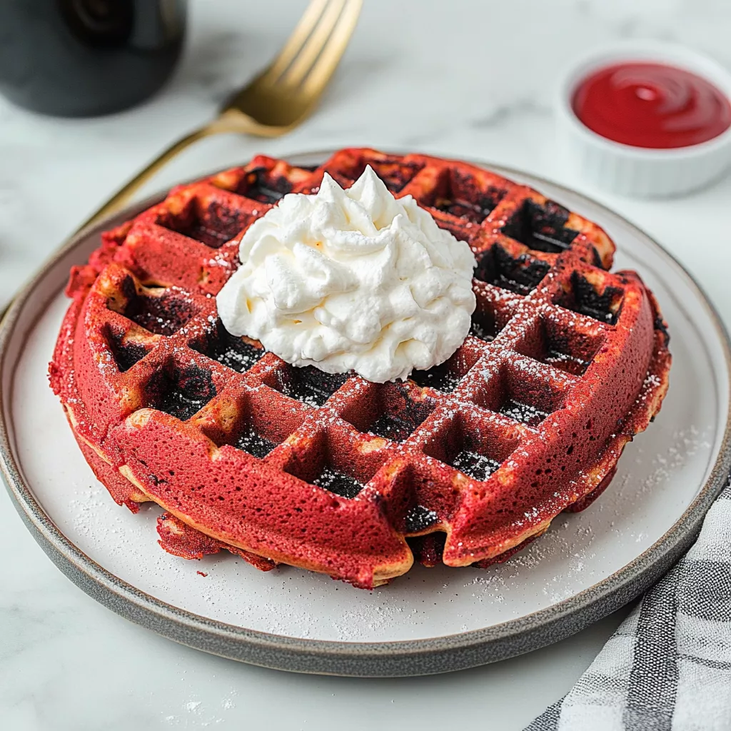 cake mix waffles