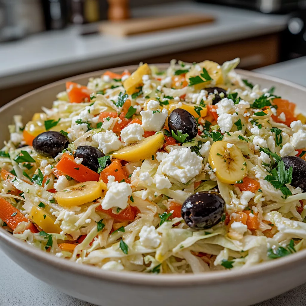 Mediterranean coleslaw
