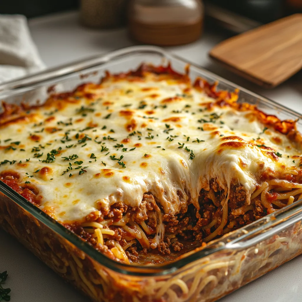 Ultimate Baked Spaghetti Casserole