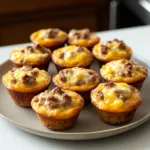 high protein pancake sausage mini muffins