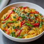 Spaghetti Squash Chow Mein