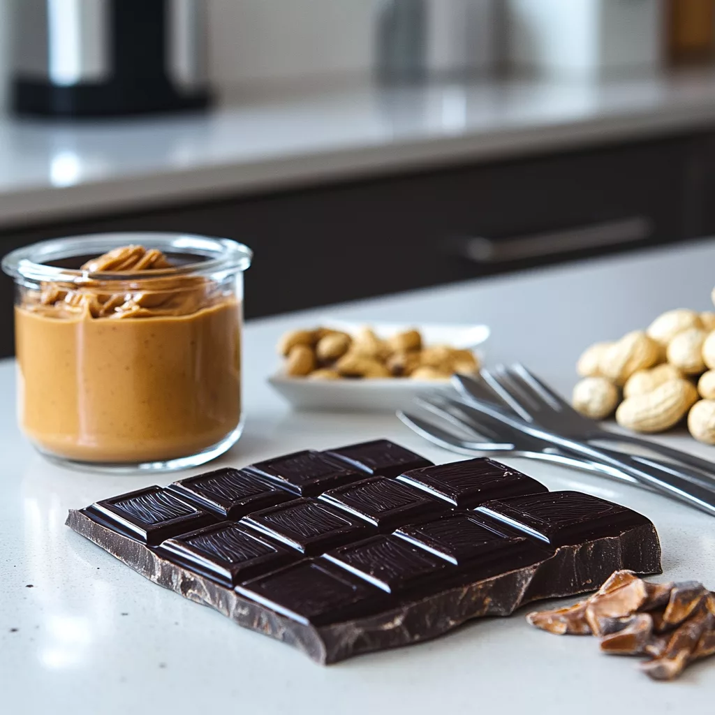 chocolate peanut butter cornflake bites