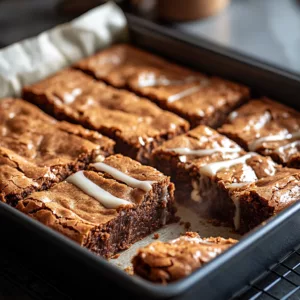 Brown Sugar Gingerbread Blondies