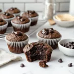 Healthy Double Chocolate Muffins