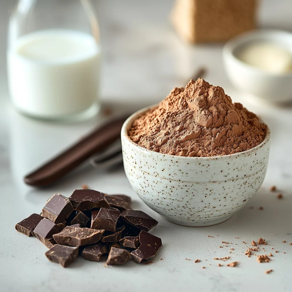 high protein chocolate chia pudding