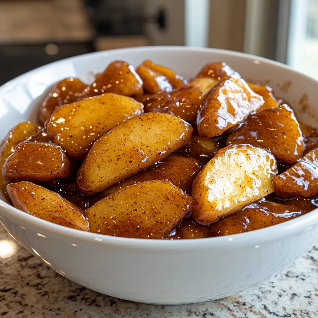 Slow Cooker Cracker Barrel Fried Apples