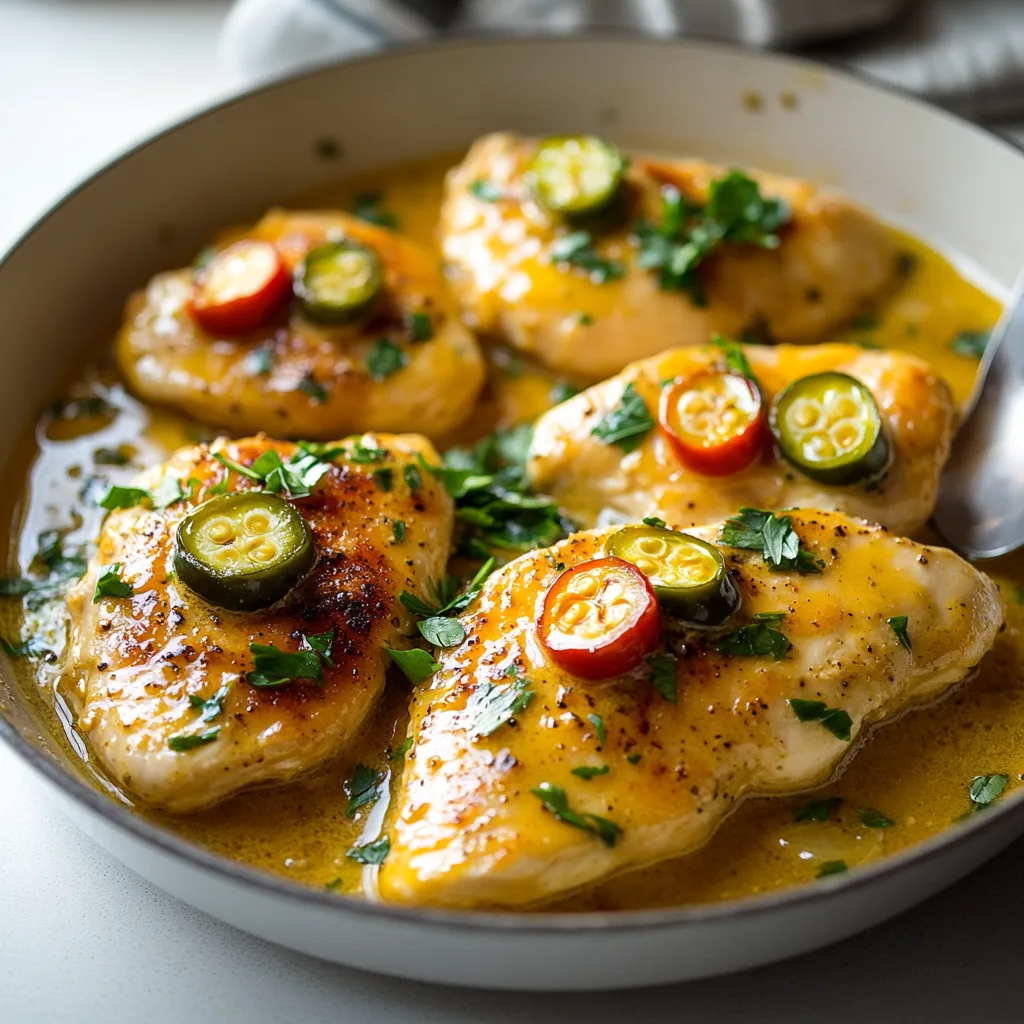 Pepperoncini Chicken Skillet