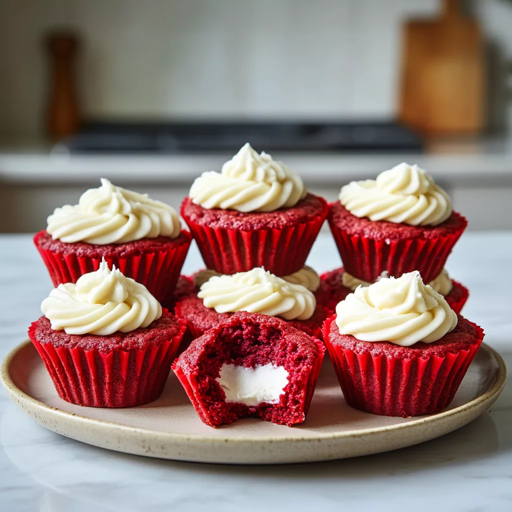 red velvet cookie cups
