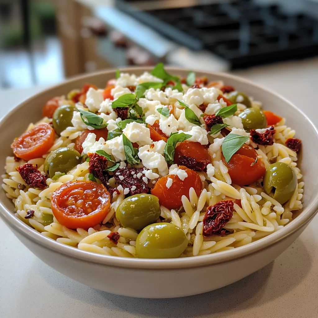 Zesty Mediterranean Orzo