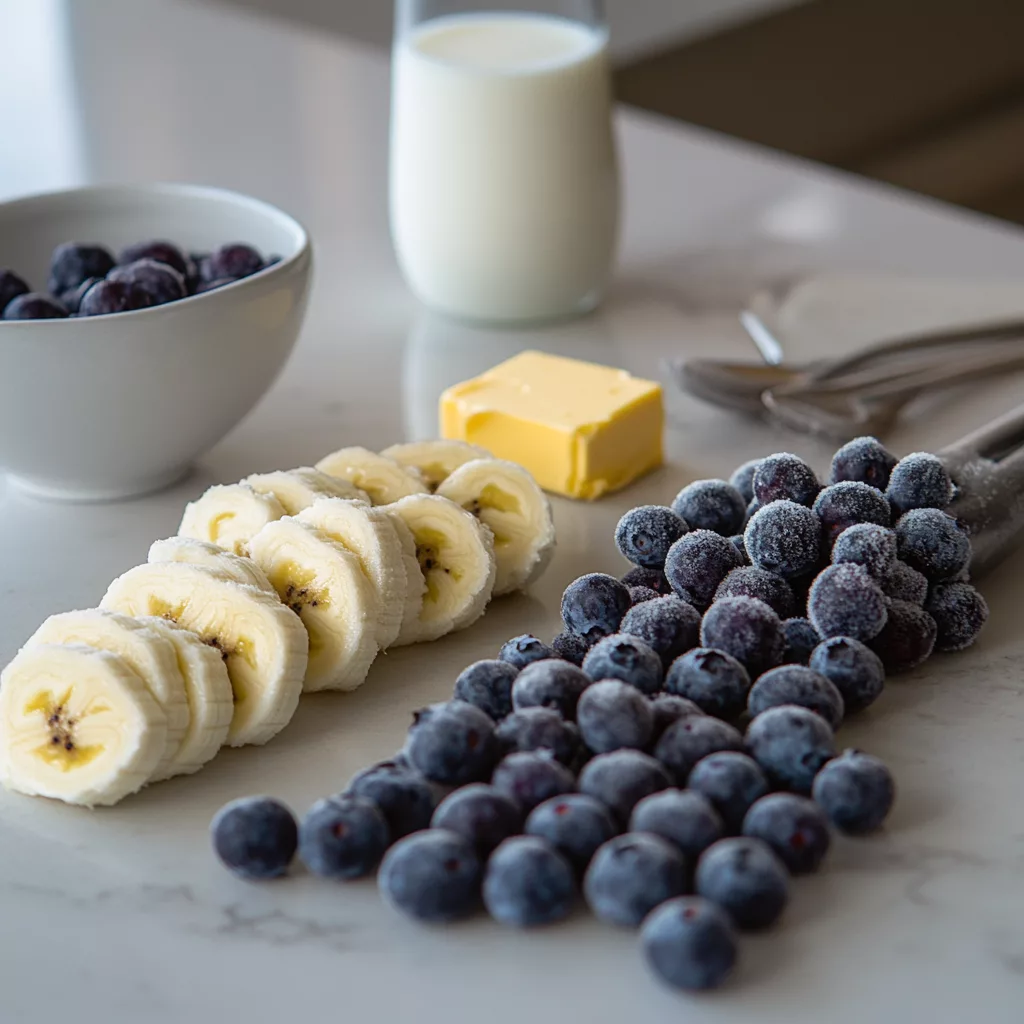 blueberry banana smoothie bowl