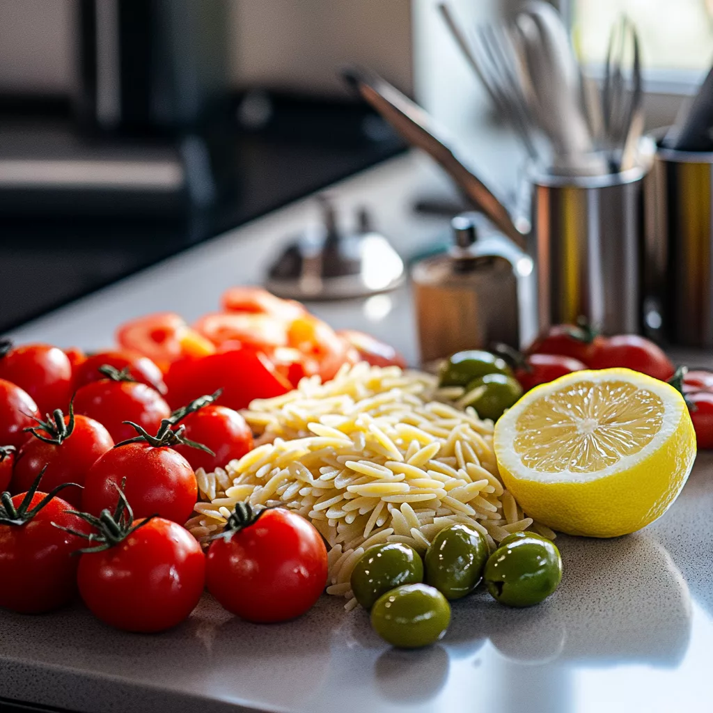 Zesty Mediterranean Orzo
