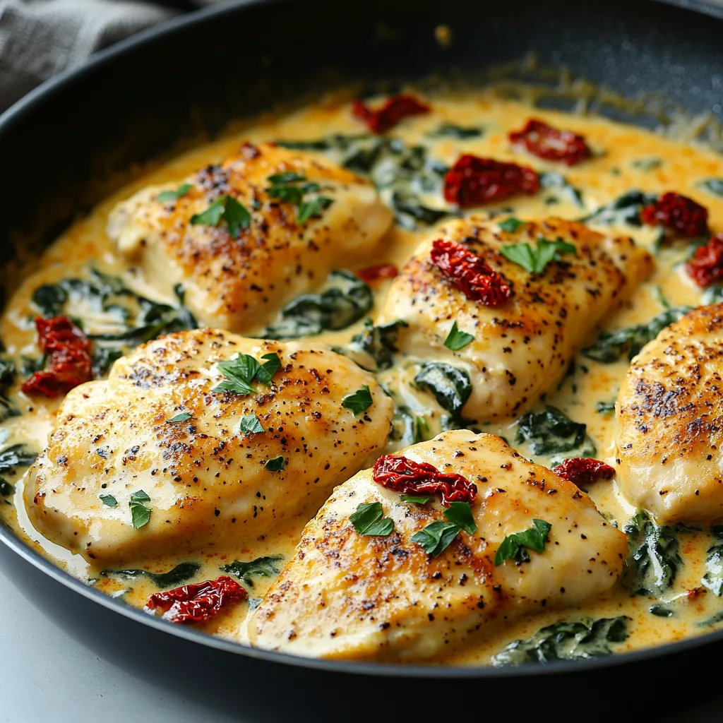 creamy Tuscan chickencreamy Tuscan chicken