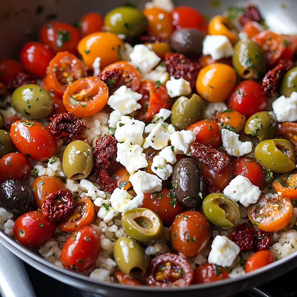 Zesty Mediterranean Orzo
