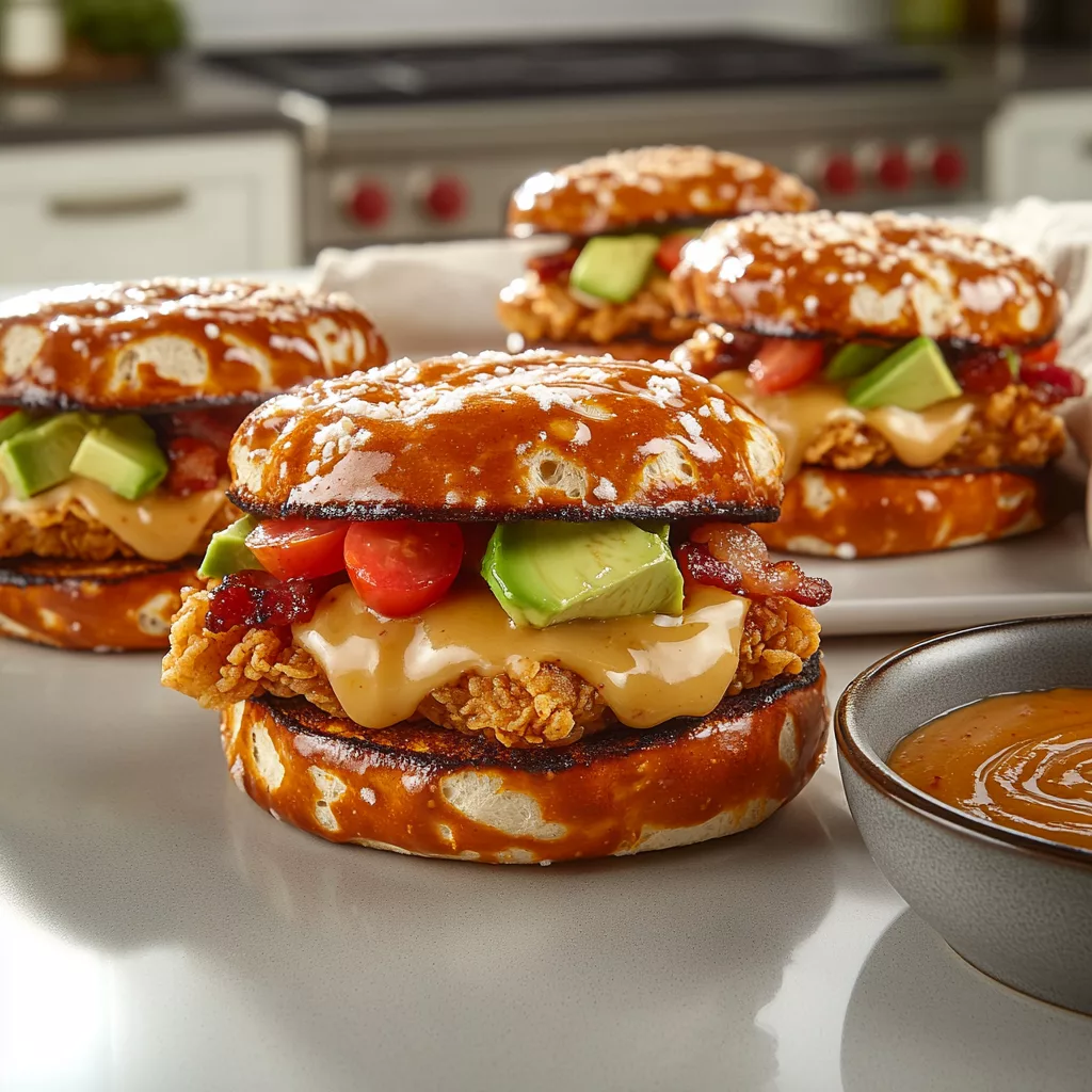 Honey Mustard BLT Chicken Sliders