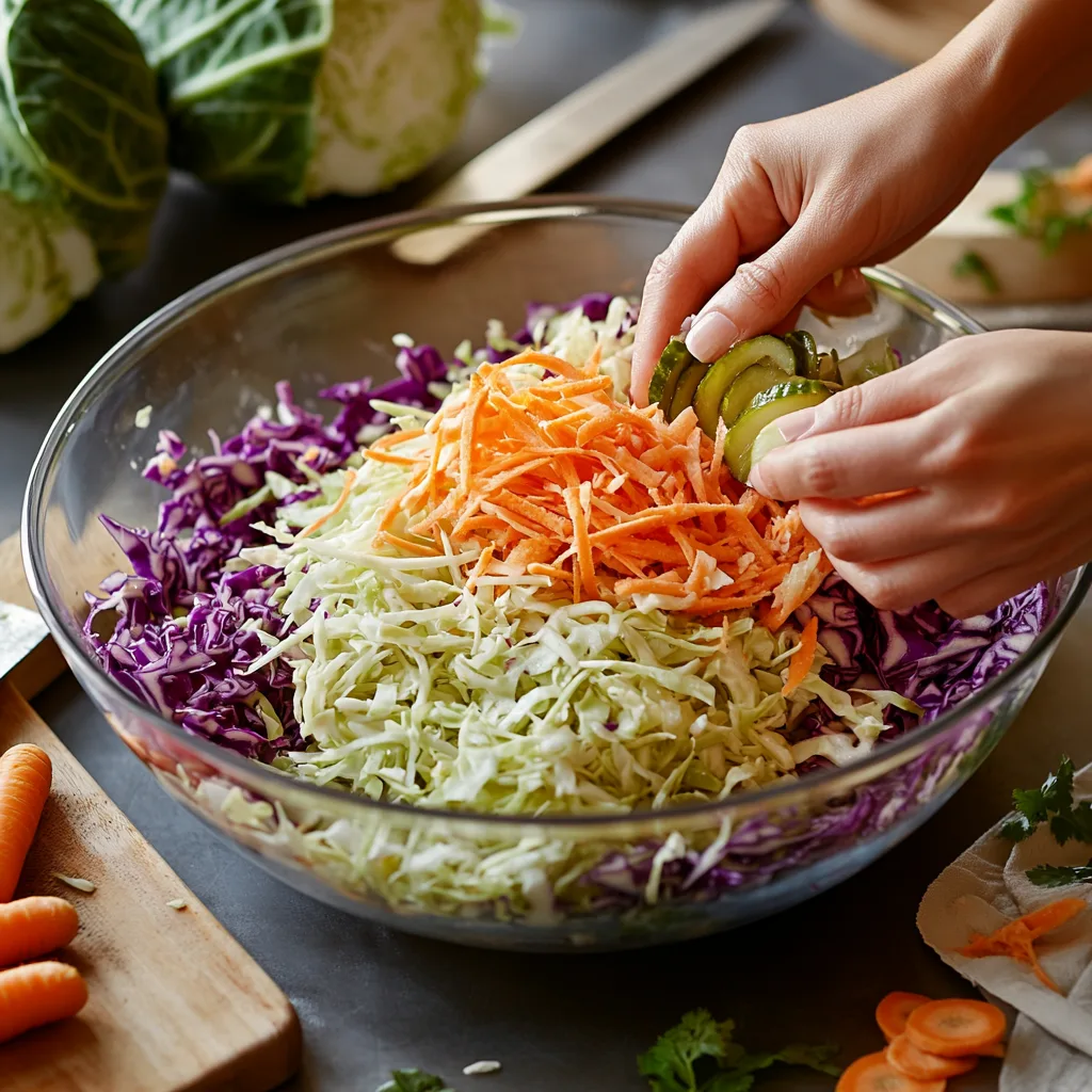 Sweet Spicy Pickle Slaw