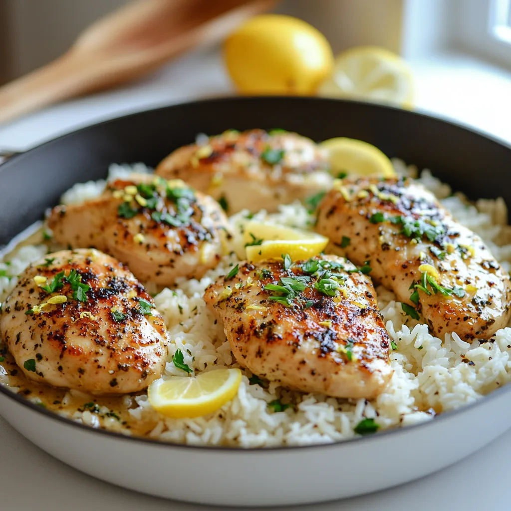 Lemon Herb Chicken and Rice