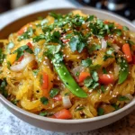 spaghetti squash chow mein