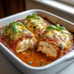 Lasagna Stuffed Chicken