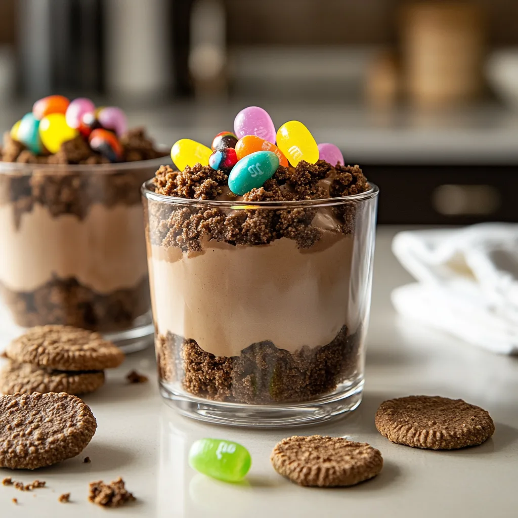 Easter Dirt Cups