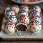 Patriotic Oreo Balls