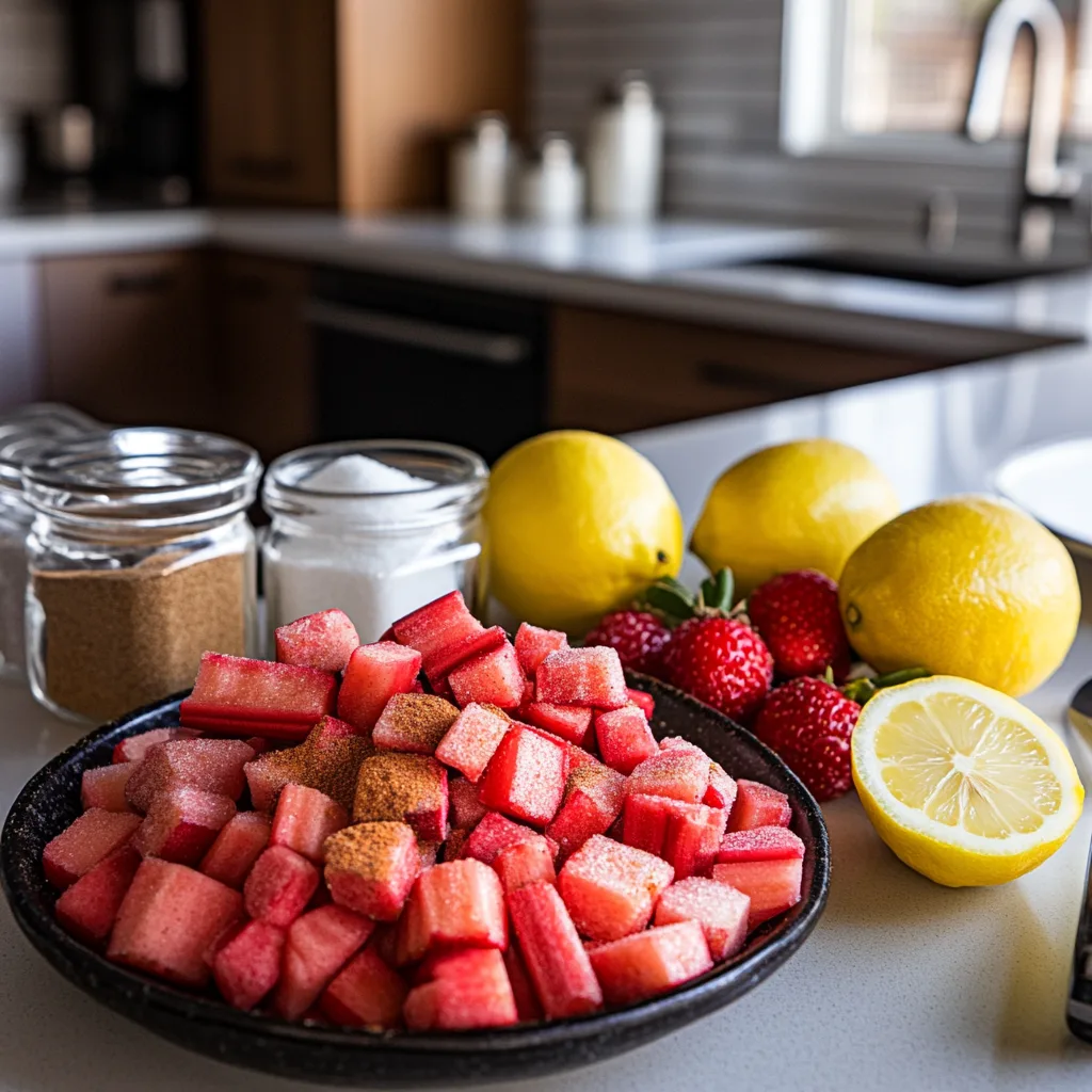 Rhubarb Vanilla Bean Jelly