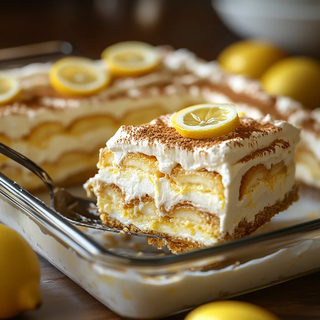 Lemon Tiramisu