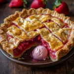 Rhubarb Strawberry Pie