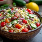 Greek Orzo Pasta Salad