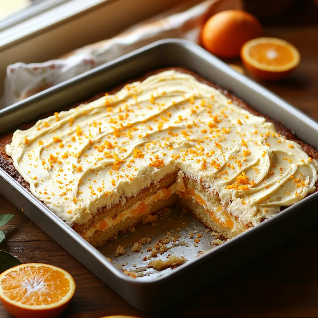Orange Creamsicle Cake