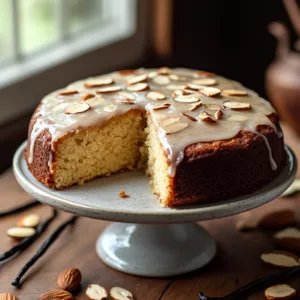 Vanilla Almond Pound Cake